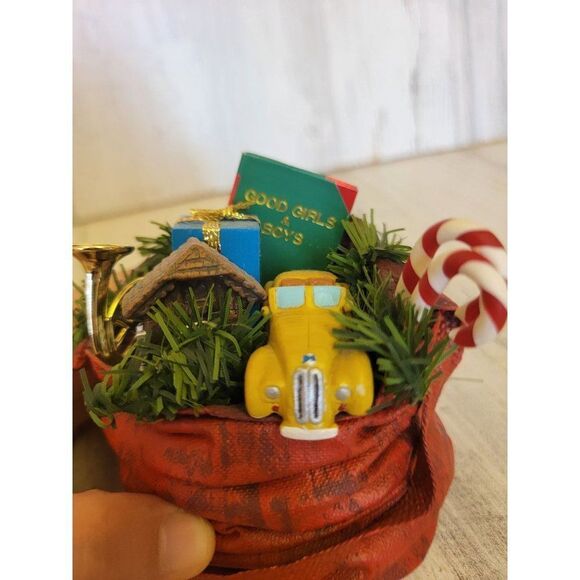 Santa Claus gift toy bag accessory good girls and boys book Xmas figure - Picture 3 of 7